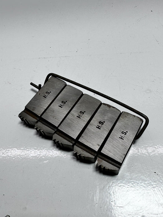 RIDGID 4PJ 4” NPT Dies Set RH for 4-P and 4PJ Threaders