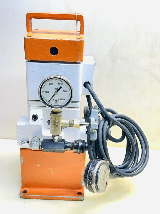 T&B Thomas & Betts Electric Hydraulic Pump, 10,000 PSI MODEL-13600 Tested!!!