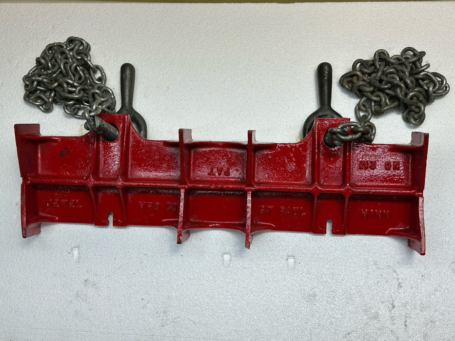 JEWEL # 2M STRAIGHT PIPE WELDING VISE 8" - 16" CAPACITY 24” Vise #3