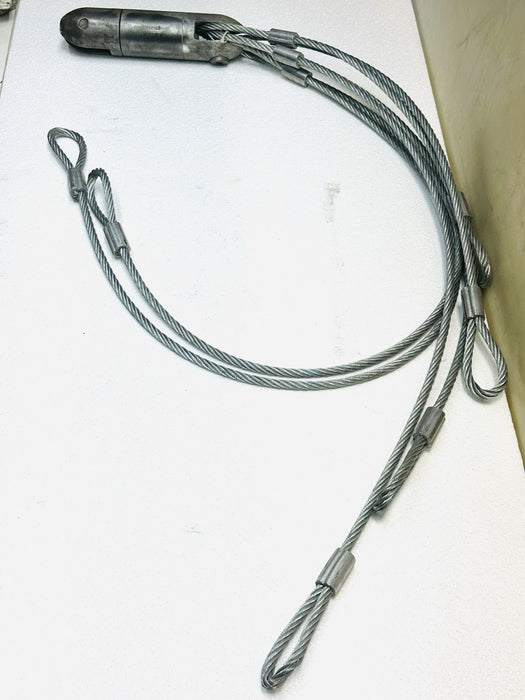 CONDUX 5-TON SWIVEL HEAD CLEVIS PULLING EYE WITH PULLING GRIPS