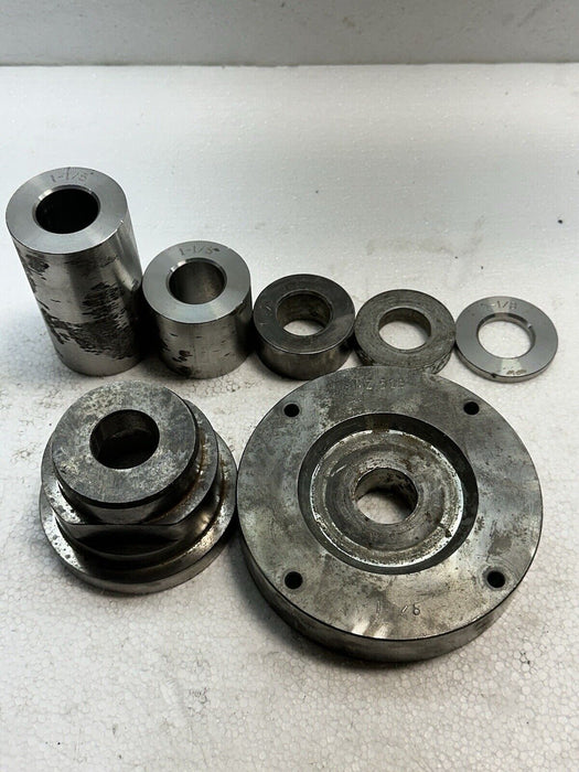 Skidmore Wilhelm MZ 1-1/8" Bolt Plate MZ-518, 1-1/8" Bushing MZ-718 + 5 Washers