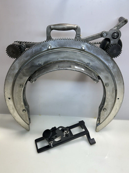 Mathey Pipe Beveling Machine, Manual Saddle Beveler 6"-12" , 2SA #8
