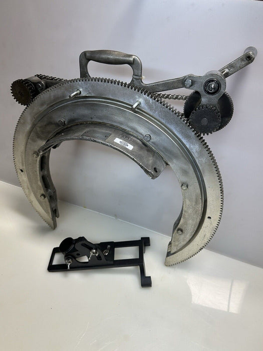 Mathey Pipe Beveling Machine, Manual Saddle Beveler  6"-12" , 2SA #8