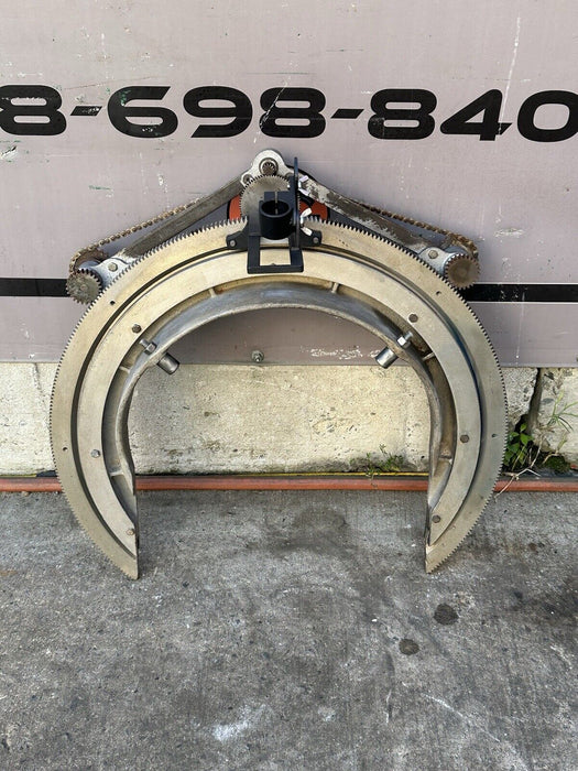 Mathey Dearman 3SA Pipe Beveling Machine 14-20" + New Bridge & Torch Holder #14