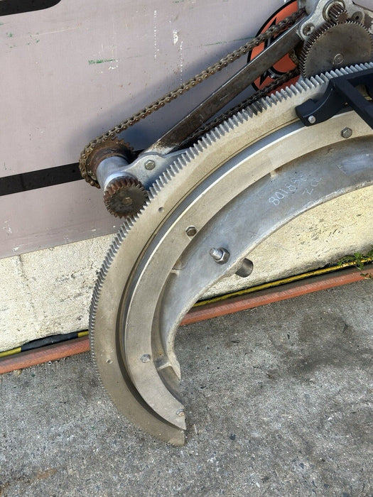 Mathey Dearman 3SA Pipe Beveling Machine 14-20" + New Bridge & Torch Holder #14