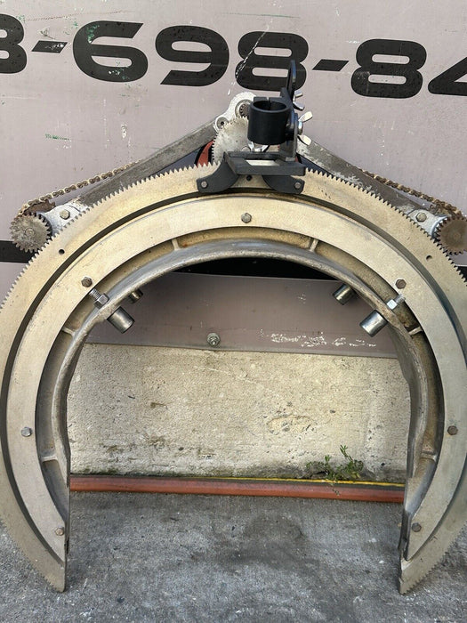 Mathey Dearman 3SA Pipe Beveling Machine 14-20" + New Bridge & Torch Holder #14