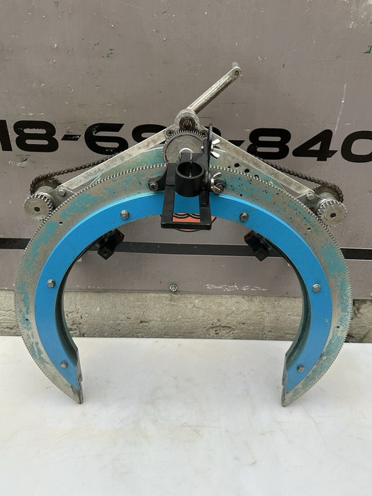 H&M 2C-20 Pipe Beveling Saddle Machine 12 - 20" + New Bridge , Torch Holder Dogs