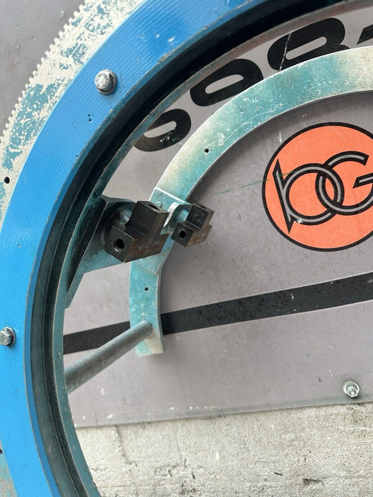 H&M 2C-20 Pipe Beveling Saddle Machine 12 - 20" + New Bridge , Torch Holder Dogs