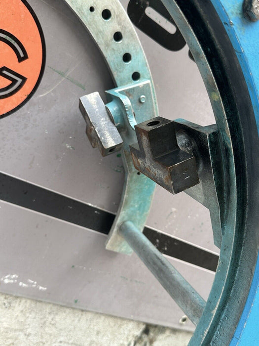 H&M 2C-20 Pipe Beveling Saddle Machine 12 - 20" + New Bridge , Torch Holder Dogs