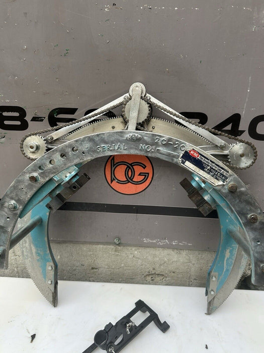 H&M 2C-20 Pipe Beveling Saddle Machine 12 - 20" + New Bridge , Torch Holder Dogs