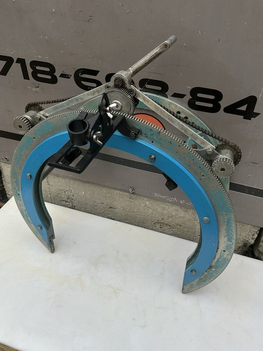 H&M 2C-20 Pipe Beveling Saddle Machine 12 - 20" + New Bridge , Torch Holder Dogs