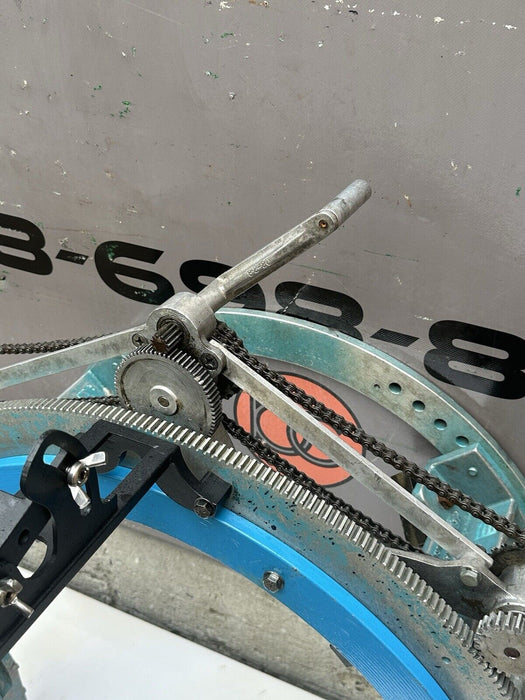 H&M 2C-20 Pipe Beveling Saddle Machine 12 - 20" + New Bridge , Torch Holder Dogs