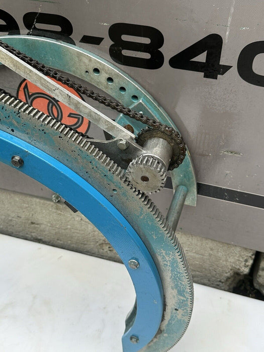 H&M 2C-20 Pipe Beveling Saddle Machine 12 - 20" + New Bridge , Torch Holder Dogs