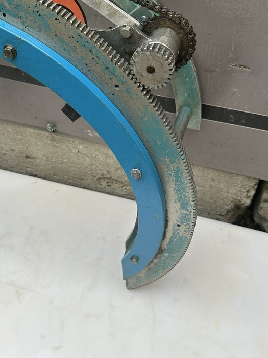 H&M 2C-20 Pipe Beveling Saddle Machine 12 - 20" + New Bridge , Torch Holder Dogs