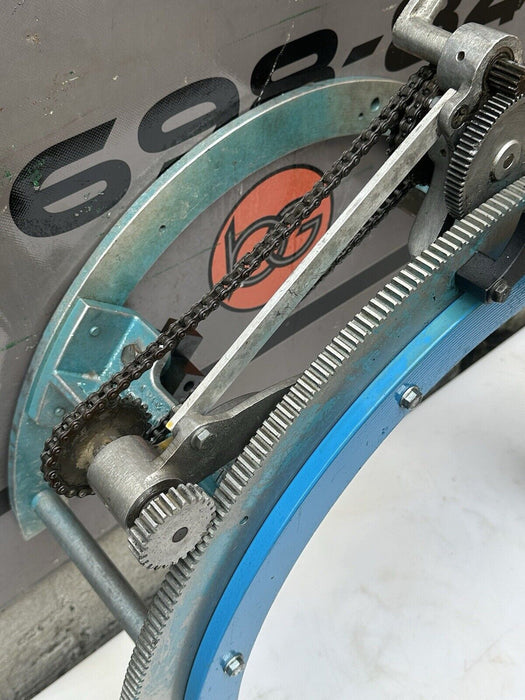 H&M 2C-20 Pipe Beveling Saddle Machine 12 - 20" + New Bridge , Torch Holder Dogs