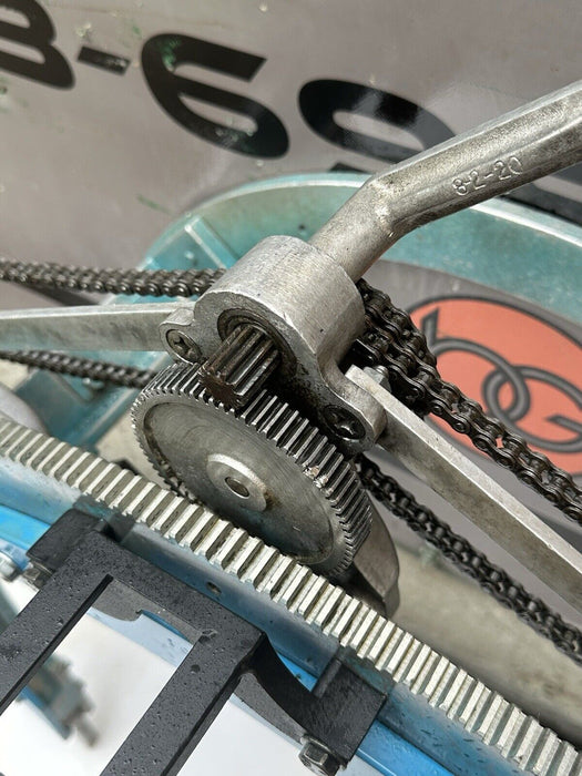 H&M 2C-20 Pipe Beveling Saddle Machine 12 - 20" + New Bridge , Torch Holder Dogs