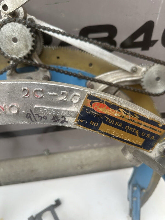 H&M 2C-20 Pipe Beveling Saddle Machine 12 - 20" + New Bridge ,  9/30 #3