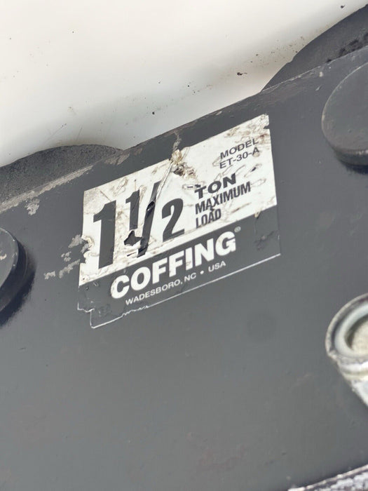 Coffing 1-1/2 Ton Trolley ET-30-A Hoist NEW