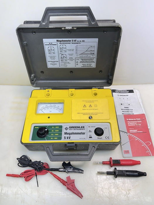 GREENLEE 5kV Megohmmeter Model No. 5990