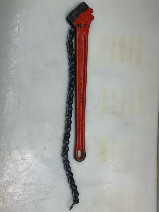 Ridgid C-18 Chain Wrench,Pipe Cap. 2-1/2 To 5" #4