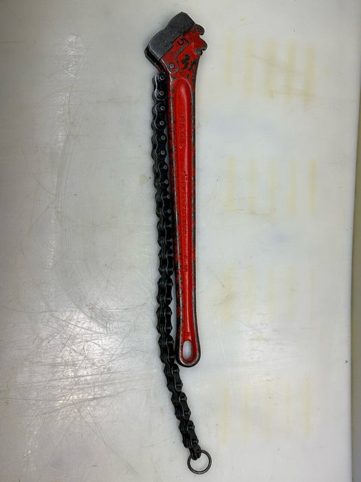 Ridgid C-18 Chain Wrench,Pipe Cap. 2-1/2 To 5" #5