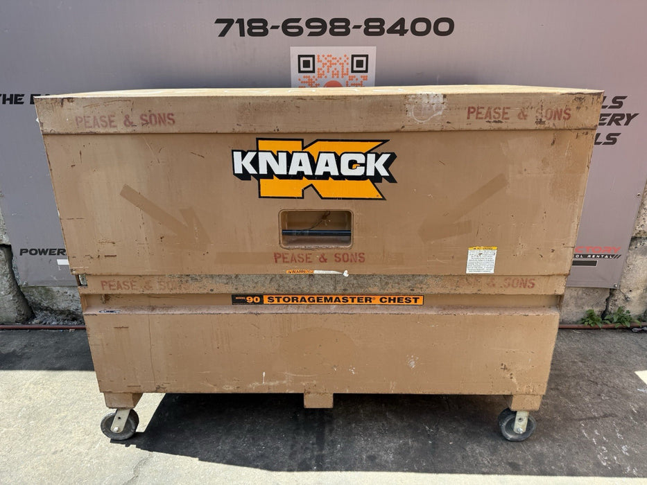 KNAACK MODEL 90 STORAGEMASTER Job Box Piano Box 72" x 30" x 49" 57 CU FT