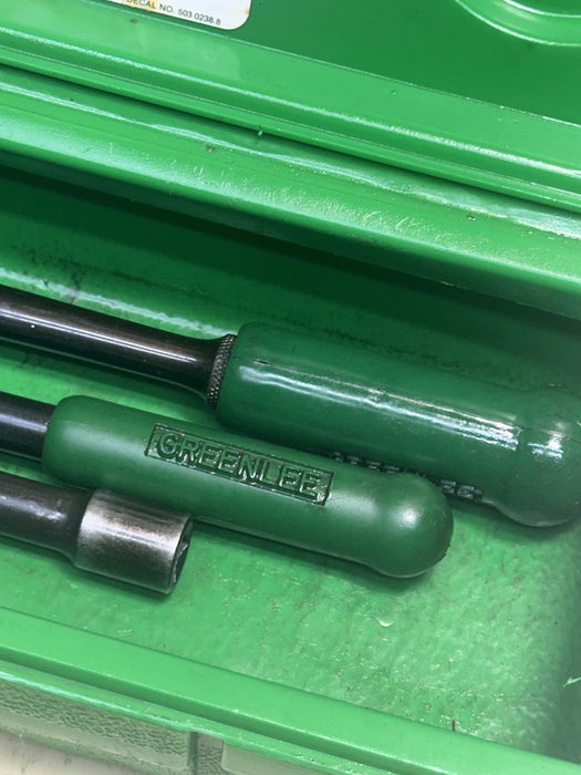 Greenlee 796 manual Cable Ratchet Bender Assembly with Ratchet Extension case #2