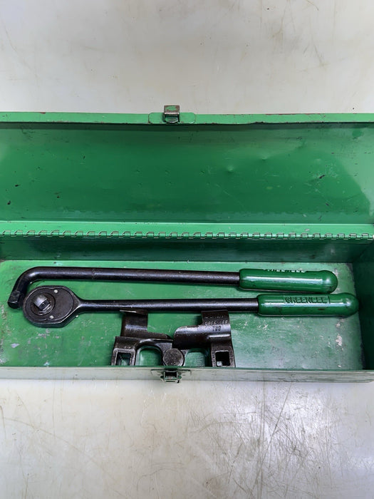 Greenlee 796 manual Cable Ratchet Bender Assembly W case #4