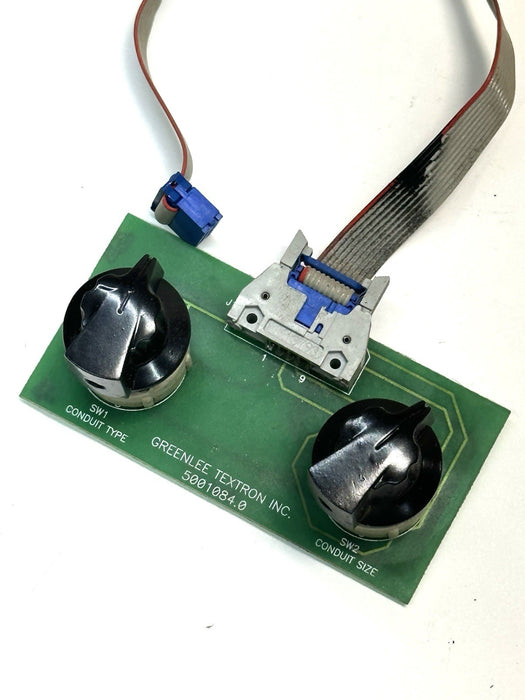 GREENLEE 855 SELECTOR SWITCH CIRCUIT BOARD CONDUIT PIPE BENDER TESTED 5-14 #1