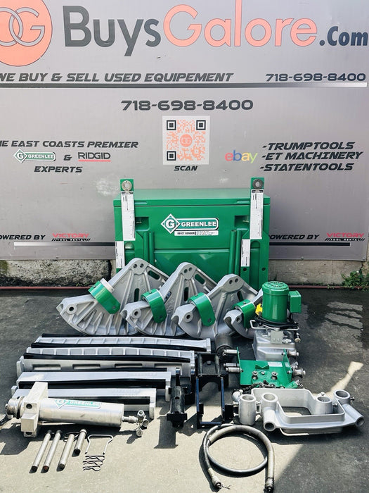 Greenlee 881CT Cam Track Bender 2.5”-4” Rigid EMT 960 Pump 1813 Table “WARRANTY”