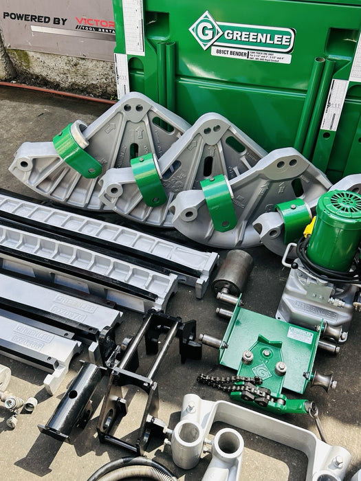 Greenlee 881CT Cam Track Bender 2.5”-4” Rigid EMT 960 Pump 1813 Table “WARRANTY”