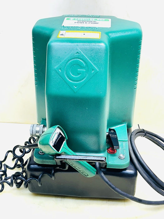 Greenlee 980 Hydraulic Power Pump 120 VAC 20 Amp 10k PSI For Pipe Bender Tested