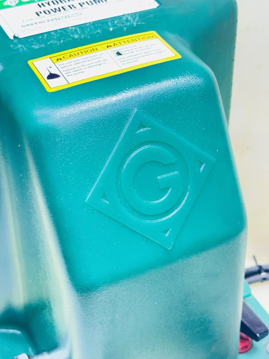 Greenlee 980 Hydraulic Power Pump 120 VAC 20 Amp 10k PSI For Pipe Bender Tested