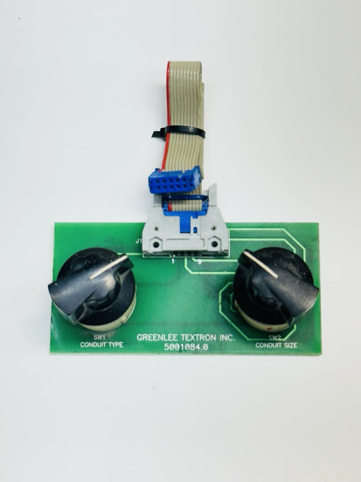 GREENLEE 855 SELECTOR SWITCH CIRCUIT BOARD CONDUIT PIPE BENDER TESTED 7/1