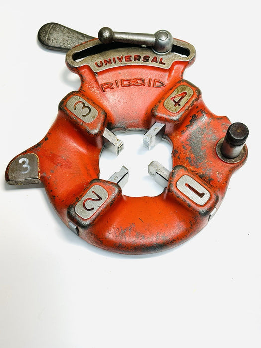 RIDGID 811 DIE HEAD WITH 1" - 2” NPT DIES #3