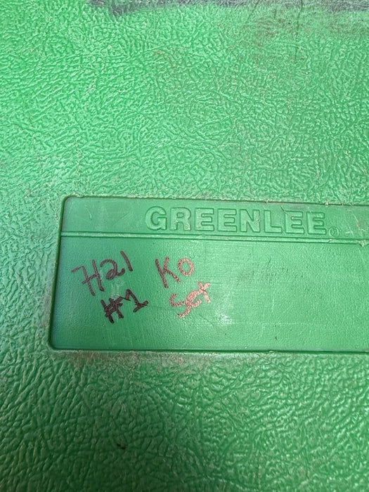 Greenlee 7310 SB Slug Buster KO Knockout Punch Set 1/2" - 4" , 767 Pump, #1