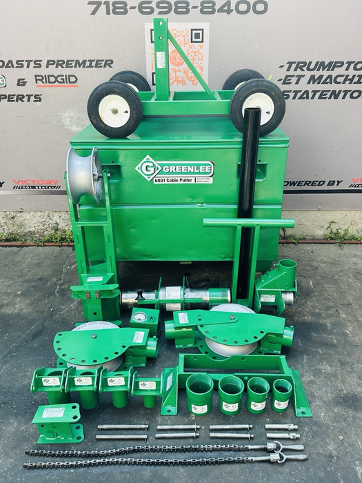 Greenlee 6805 6800 Ultra Cable Tugger Wire Puller Set 8000 Lbs Capacity Complete