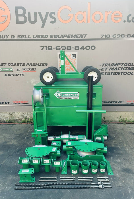 Greenlee 6805 6800 Ultra Cable Tugger Wire Puller Set 8000 Lbs Capacity Complete