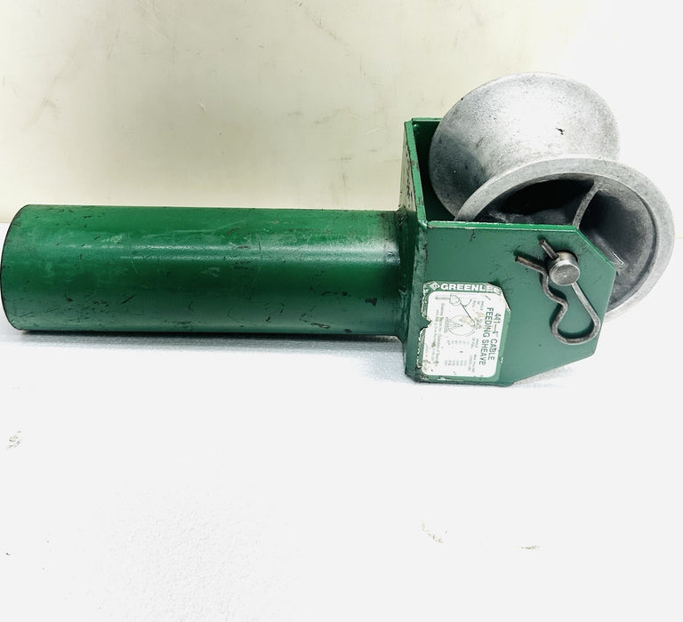 Greenlee 441 4 inch Feeding Sheave for Cable Tugger Puller Great Shape BG9
