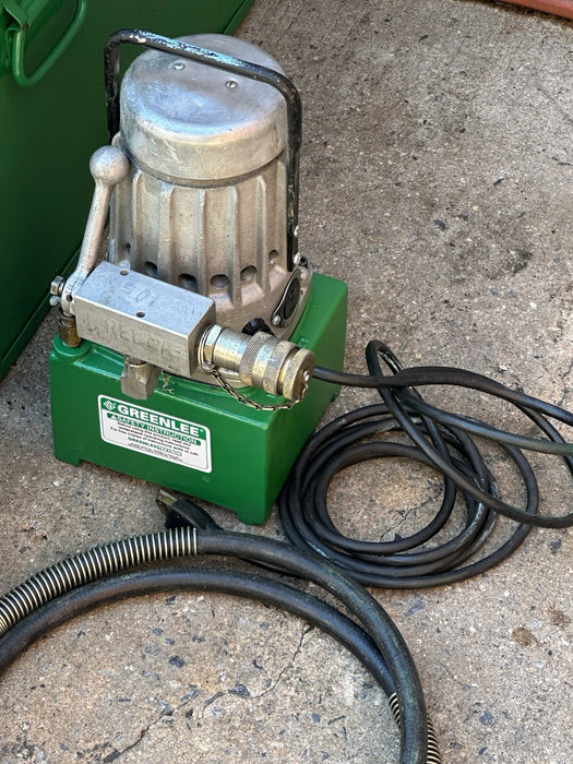Greenlee 882 EMT & Rigid Bender 1-1/4, 1-1/2, 2”+ Electric Pump Works Great ✅