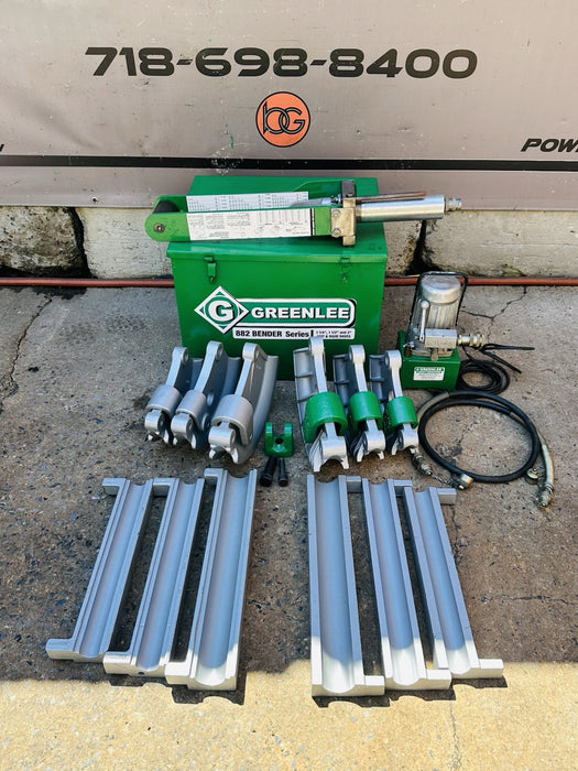 Greenlee 882 EMT & Rigid Bender 1-1/4, 1-1/2, 2”+ Electric Pump Works Great ✅