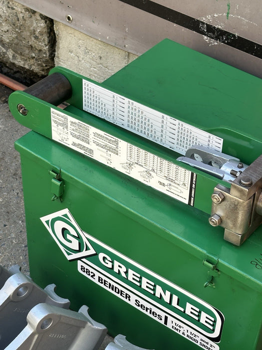 Greenlee 882 EMT & Rigid Bender 1-1/4, 1-1/2, 2”+ Electric Pump Works Great ✅