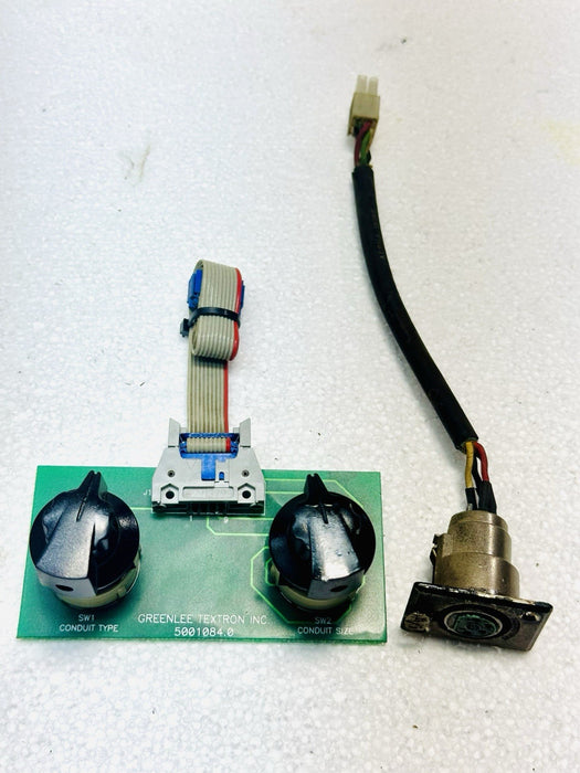 GREENLEE 855 SELECTOR SWITCH CIRCUIT BOARD PIPE BENDER & PENDANT SWITCH WORKS #3