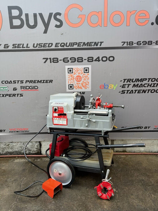 RIDGID 535A Auto Chucking PIPE THREADER 1822 811A DIE HEAD THREAD 2015 Model