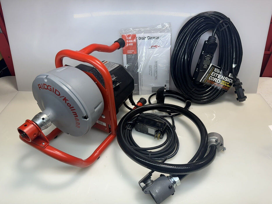 Ridgid K-40AF Autofeed Drain Cleaning Sink Snake Auger Machine K40