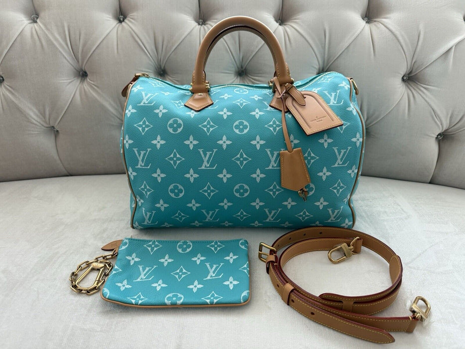 LOUIS VUITTON M11564 Speedy P9 Bandoulière 40 Monogram Leather 2 Way Tote NEW