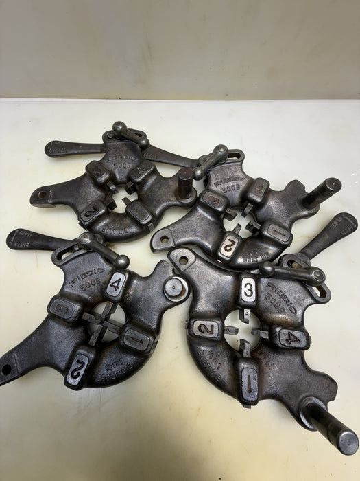 (4) Ridged 500 Pipe Threader Die for Ridgid 300 535 1822 5/8”, 3/4”, 1/4”, 7/8”