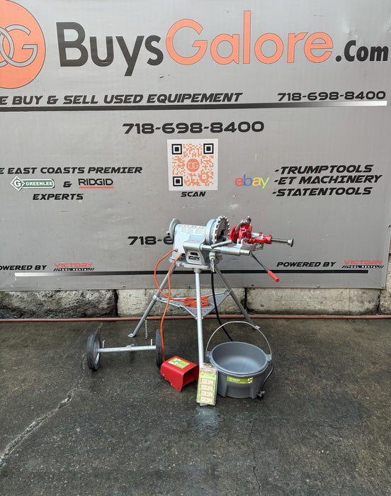 RIDGID 300 Pipe Threader Machine, Ridgid Carriage & Tripod Great Shape