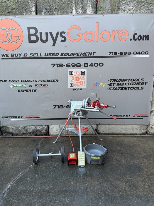 RIDGID 300 T2 Pipe Threader Machine, Carriage & Tristand Great Shape