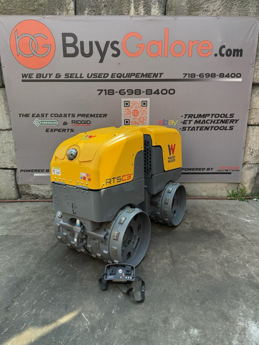 2022 Wacker Neuson RTSC3 Remote Controlled Trench Compactor Roller 93HRS KOHLER